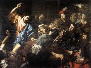 VALENTIN DE BOULOGNE Christ Driving the Money Changers out of the Temple kjh oil painting